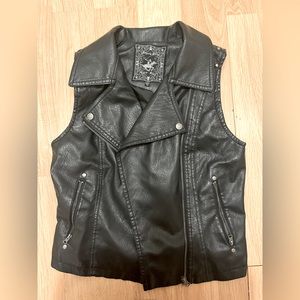 Beverly Hills Polo Club Leather Vest